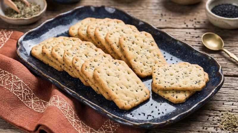 Crackers salés aux fines herbes