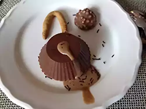 Craquant de chocolat, spéculoos et mousse au chocolat