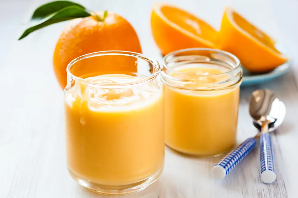 Crème anglaise à l'orange