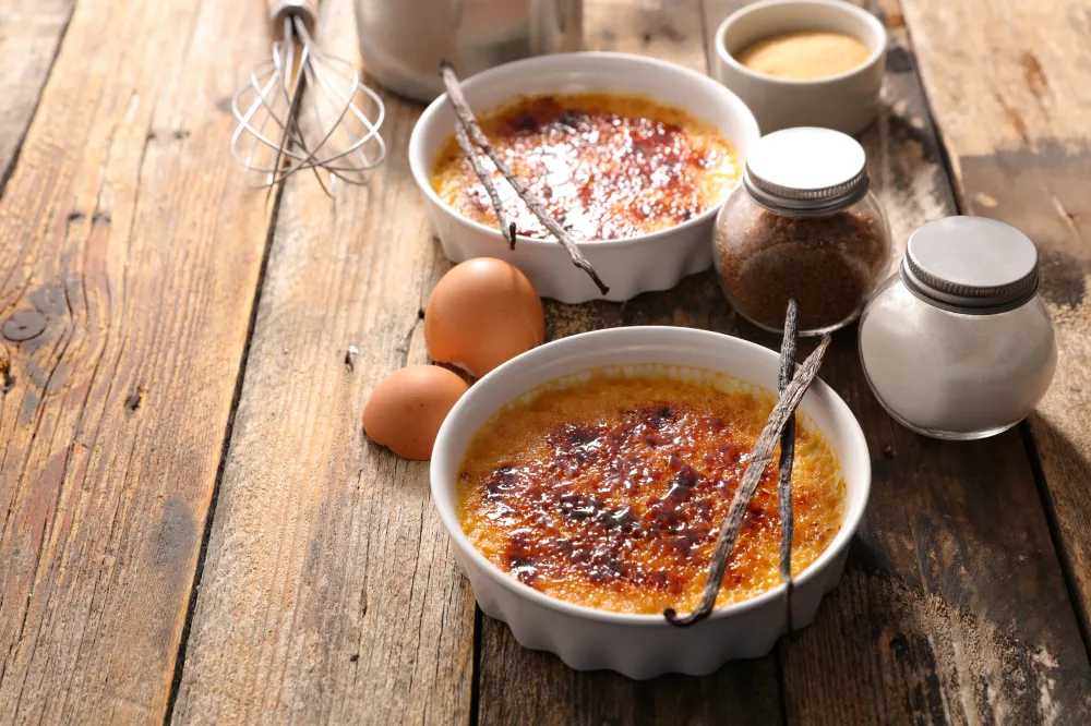 Crème brûlée au Cooking Chef