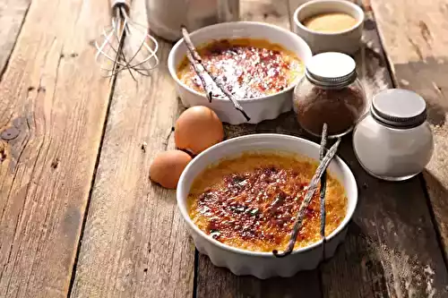 Crème brûlée au Cooking Chef
