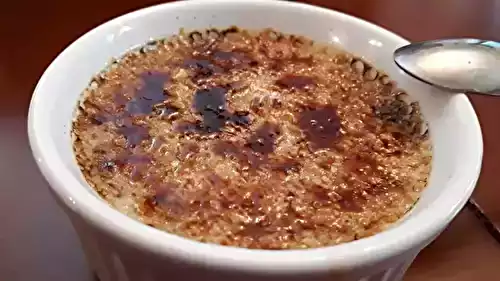 Crème brûlée aux marrons