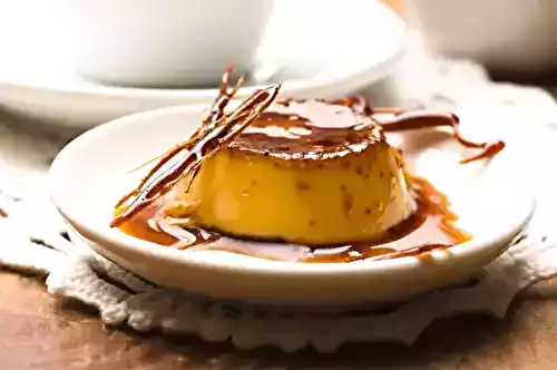 Crème caramel à la mexicaine au Companion
