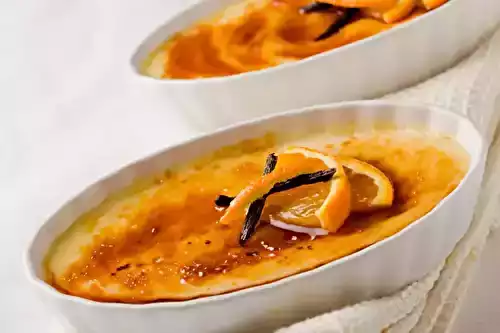 Crème catalane à l'orange
