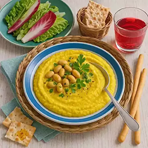 Crème de haricots aux poivrons grillés