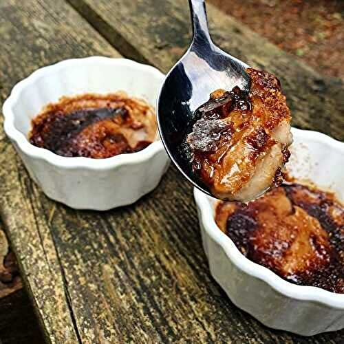 Crèmes brûlées à la châtaigne