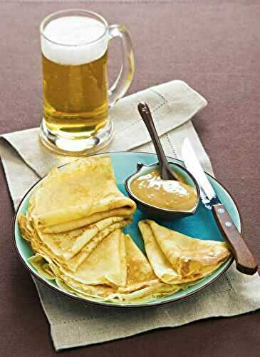 Crêpes à la bière parfumées