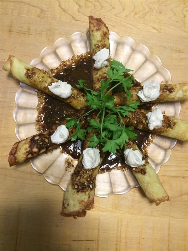 Crêpes balinaises au lait de coco