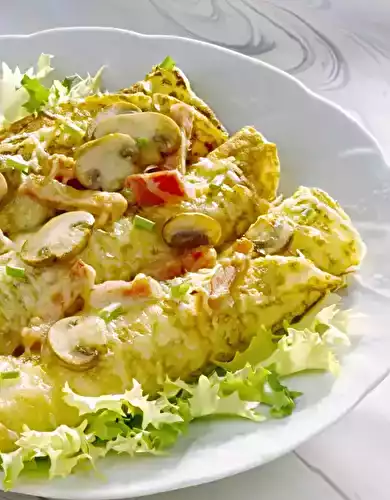 Crêpes Madoudou au gorgonzola