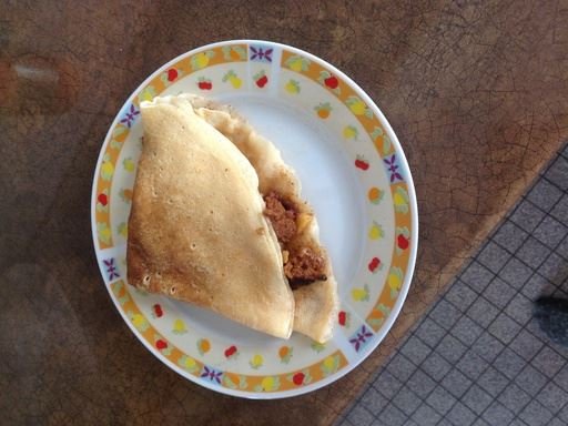 Crêpes pommes pain d'épice