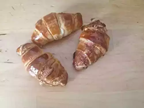 Croissants crème de moutarde et emmental