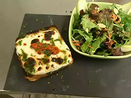 Croque monsieur au reblochon