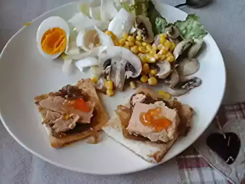 Croque-Monsieur Saint Sylvestre (foie gras)