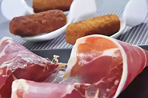 Croquets de camembert au jambon cru