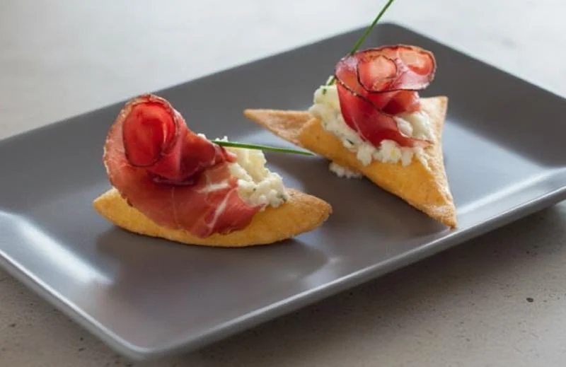 Crostini de jambon et bresaola