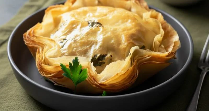 Croustillant d'épinards