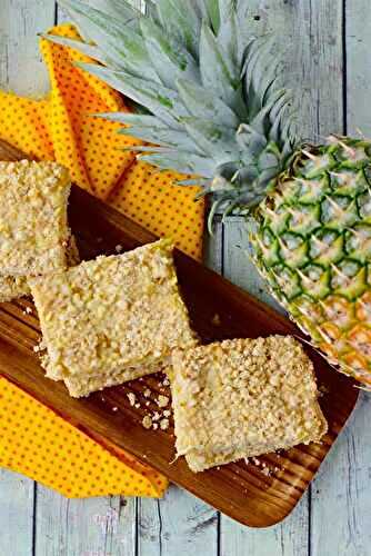 Crumble ananas gingembre