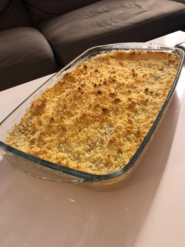 Crumble au kaki