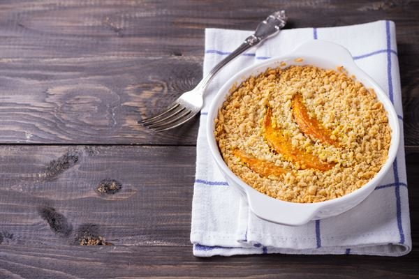 Crumble au potiron