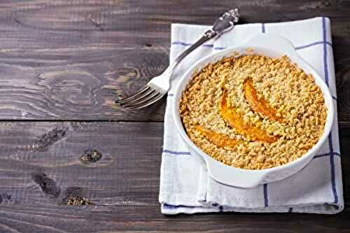 Crumble au potiron