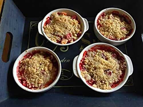Crumble aux fruits rouges rapide