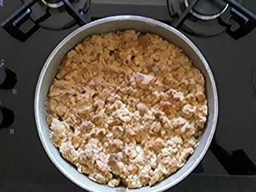 Crumble croustillant aux pommes