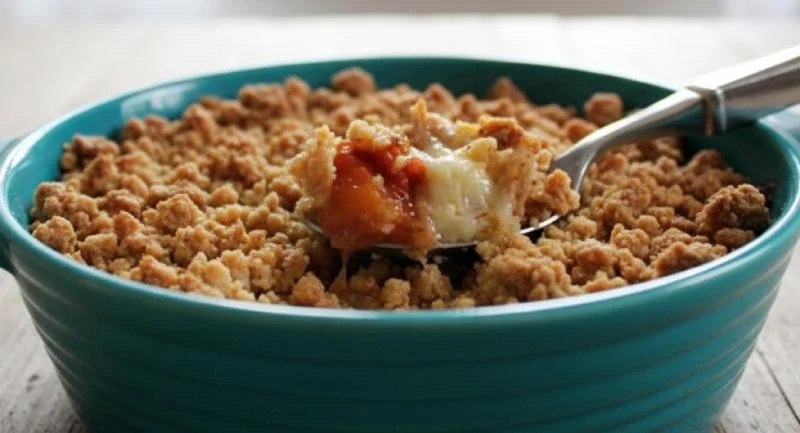 Crumble de tomates au rocamadour