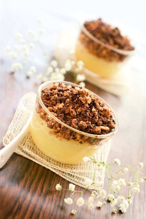 Crumble express aux poires