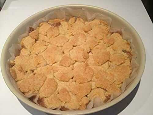 Crumble poires figues et chocolat