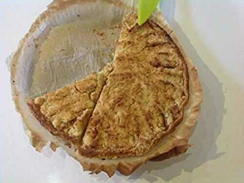 Crumble-tarte aux pommes