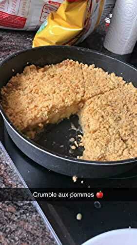 Crumble-Tatin aux pommes