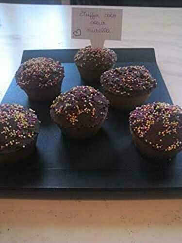 Cupcake coco-coeur Nutella