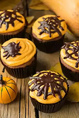 Cupcakes araignées au chocolat pour Halloween