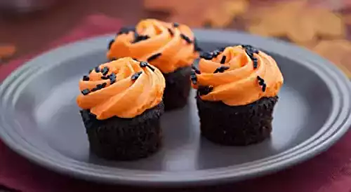 Cupcakes d'Halloween chocolat orange