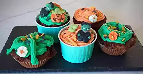 Cupcakes monstrueux pour Halloween