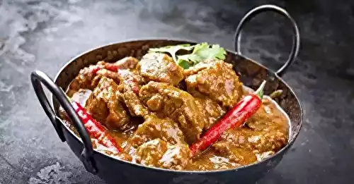 Curry d'agneau au lait de coco