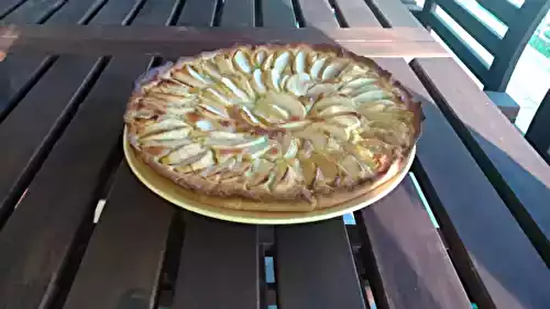 Délice de tarte pommes amandes