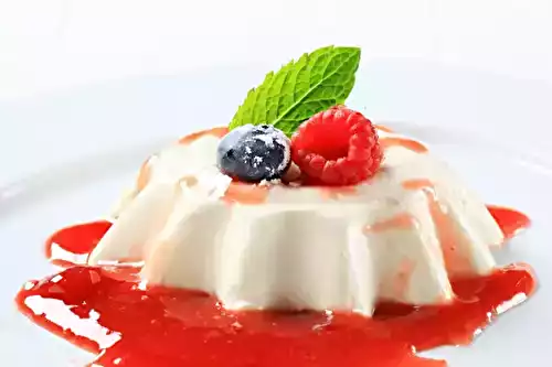 Delicieux coulis de fruits rouges