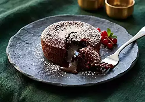 Dessert au chocolat praliné : cœurs fondants ultra moelleux