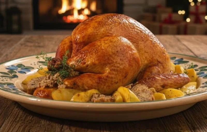 Dinde farcie au whisky