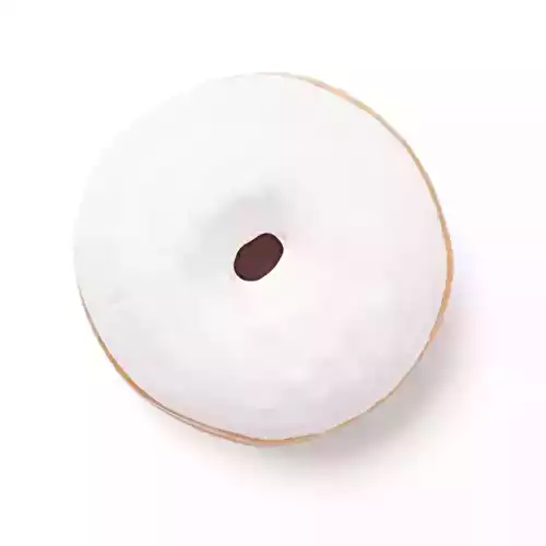 Donuts au chocolat blanc