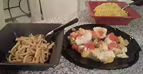 Dos de cabillaud en papillote sucrée salée