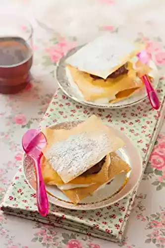 Duo de mousse chocolat en feuilleté