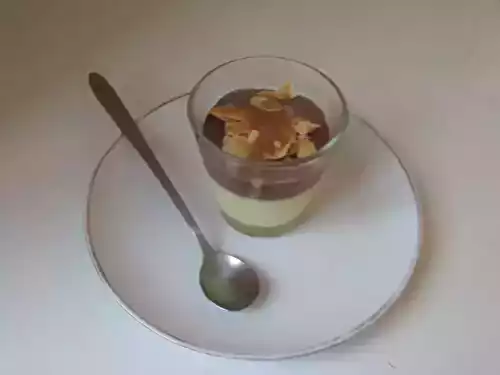 Duo pudding-mousse au caramel