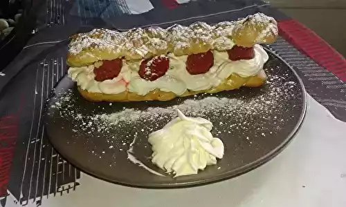 Eclair Chantilly - Framboise