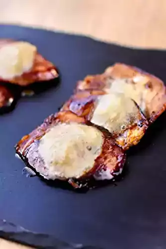 Ecume de cola sur chips de bacon