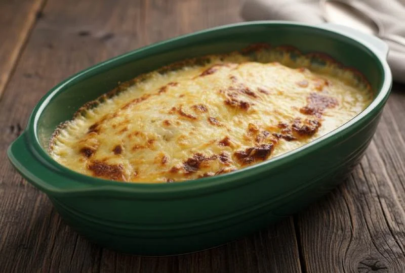 Endives au jambon cru et reblochon.