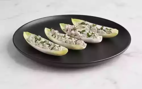 Endives farcies au thon et fromage frais