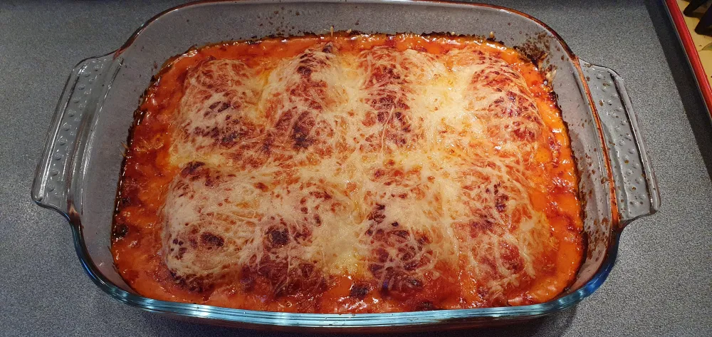 Escalope de dinde dans son habit rose