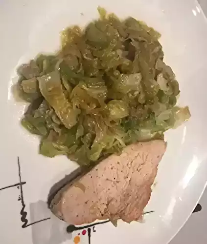 Escalope de dinde et sa salade pain de sucre